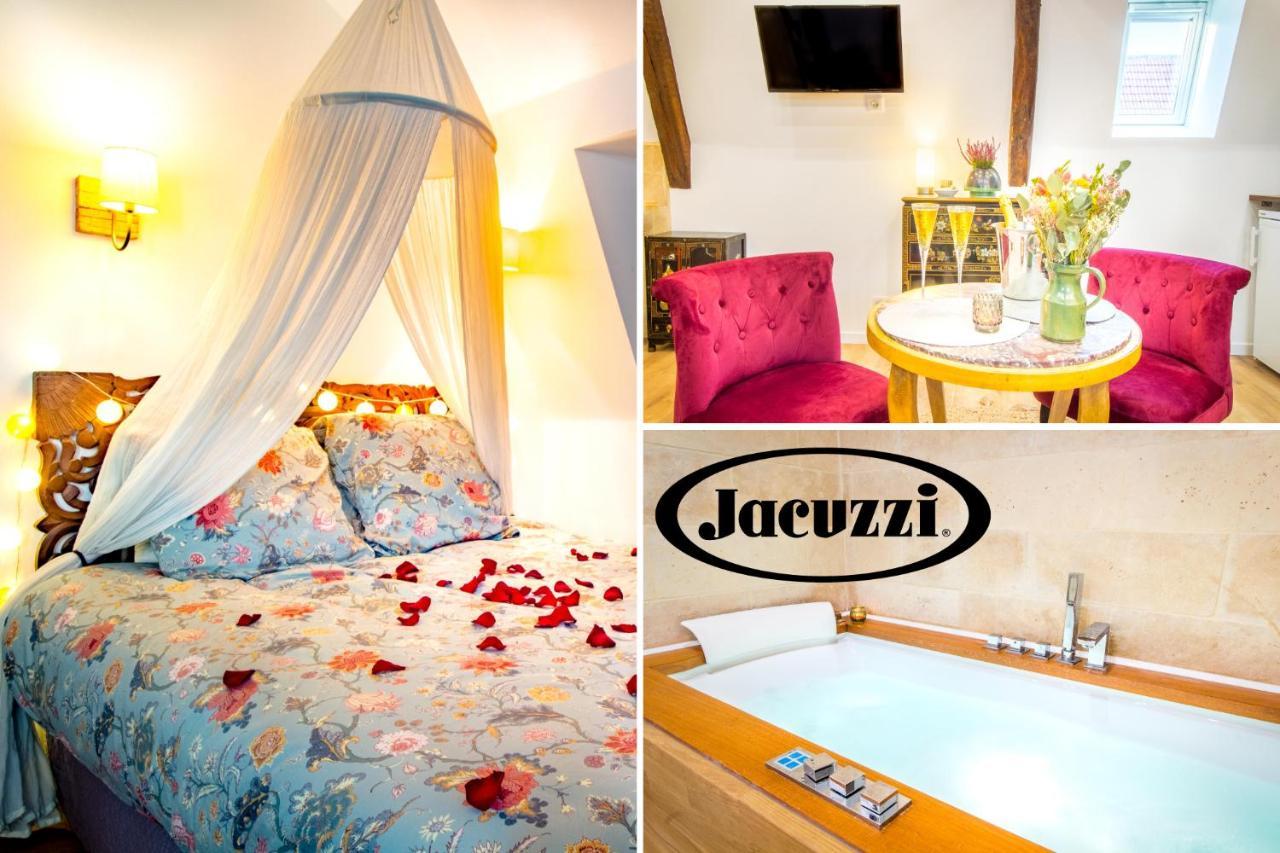 Jacuzzi - La Petite Romantique - Flobnb Laon Exteriör bild